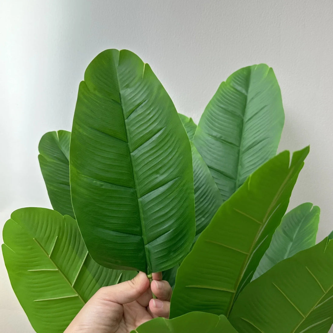 1pc 18 Leaves Artificial Plants Large Tropical Palm Tree Fake Banana Plants