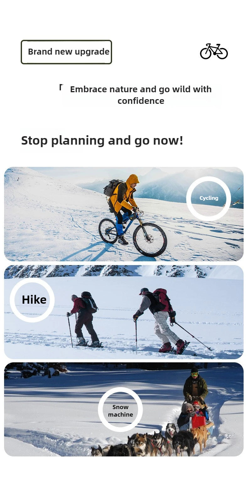 2025 Smart Heated Ski Gloves USB Recharge 3-Heat Carbon Fiber Waterproof