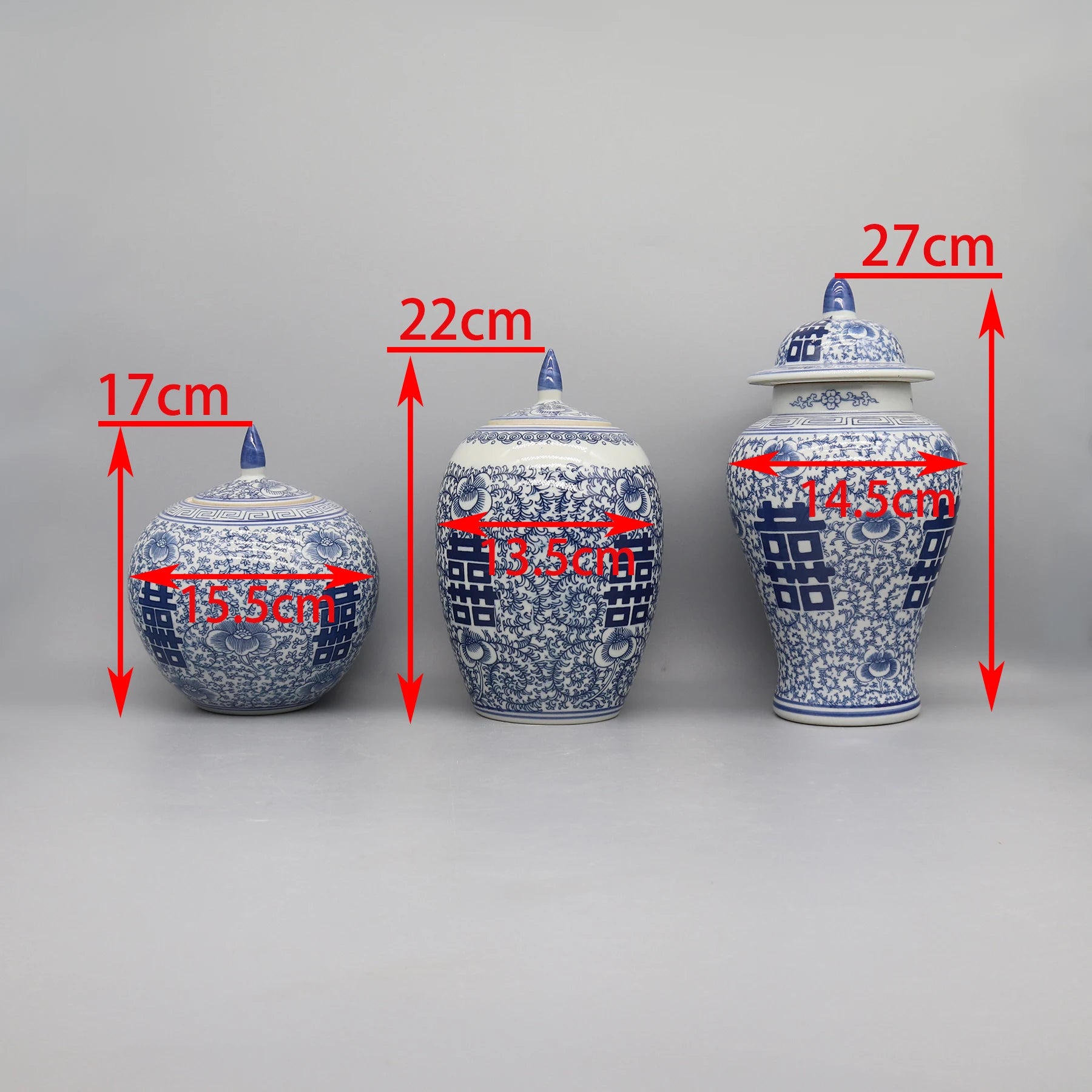 Ceramic Jar, Canister, Pot, Vase, Blue and White Ceramics, Home Decoration