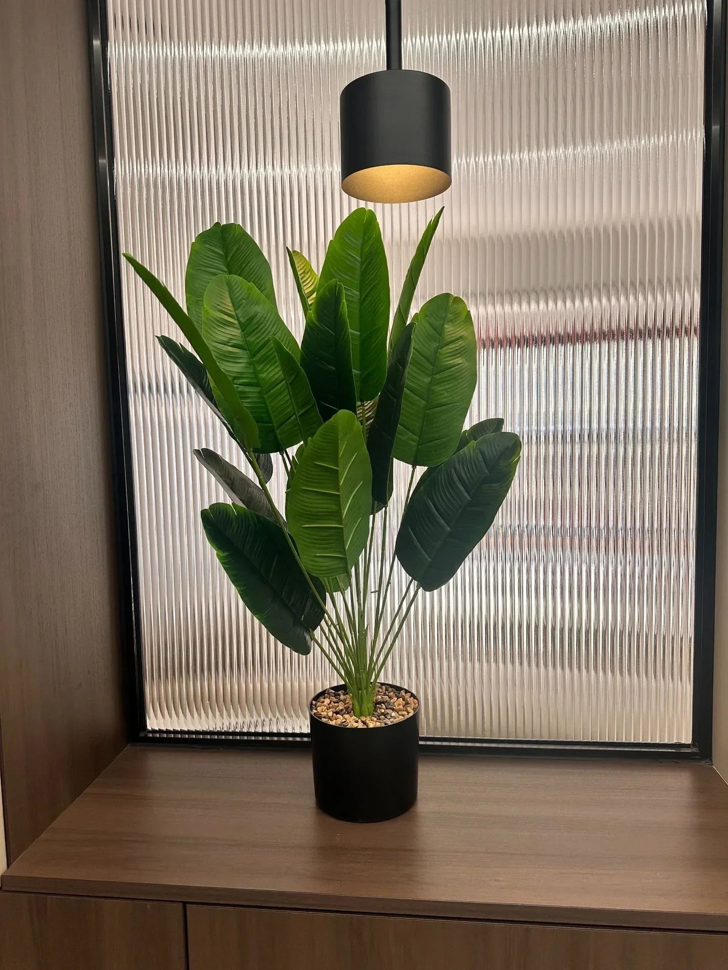 1pc 18 Leaves Artificial Plants Large Tropical Palm Tree Fake Banana Plants