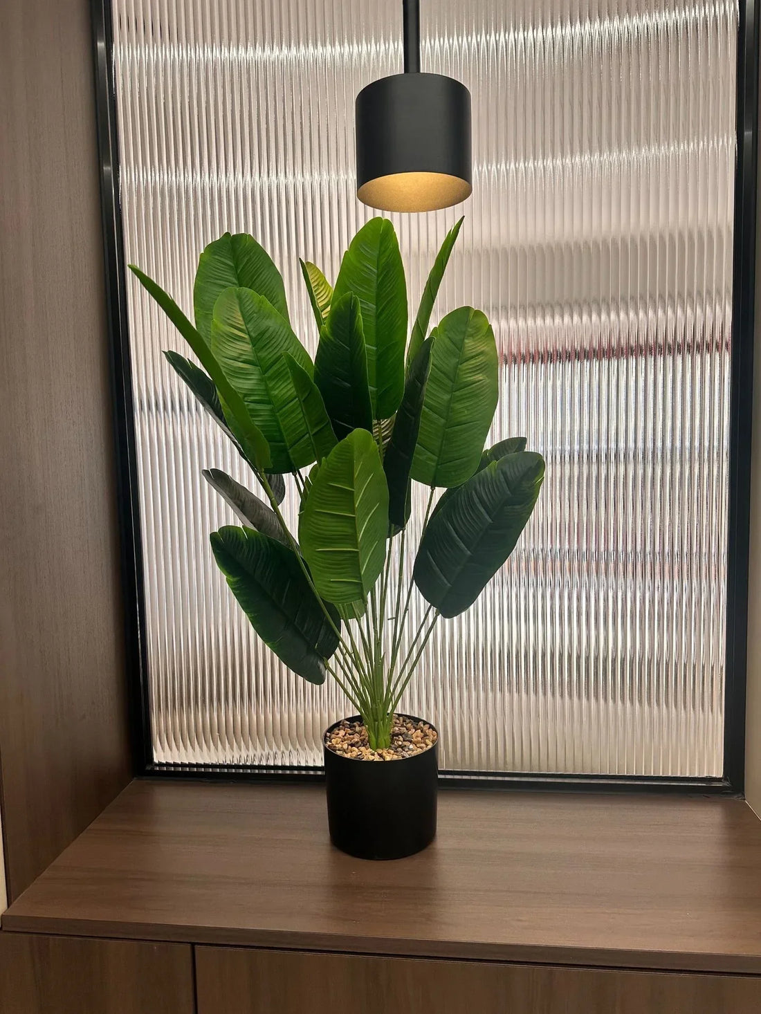 1pc 18 Leaves Artificial Plants Large Tropical Palm Tree Fake Banana Plants