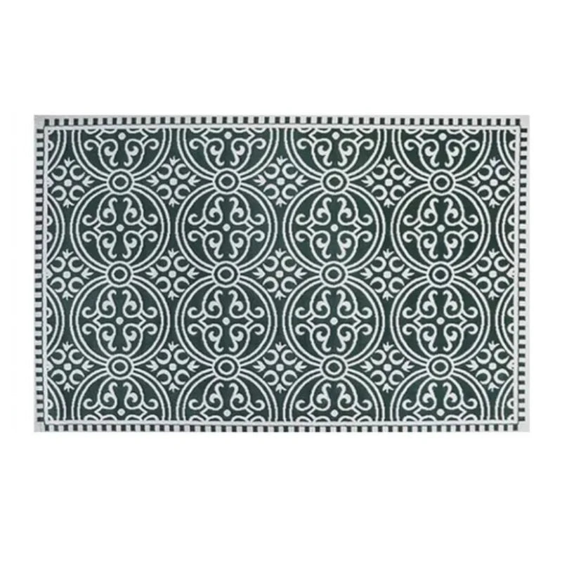 French Retro Rugs for Bedroom Checkerboard Living Room Decoration