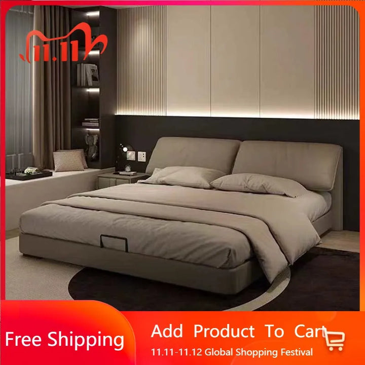 High End European Double Bed Headboard Glamorous Full Size