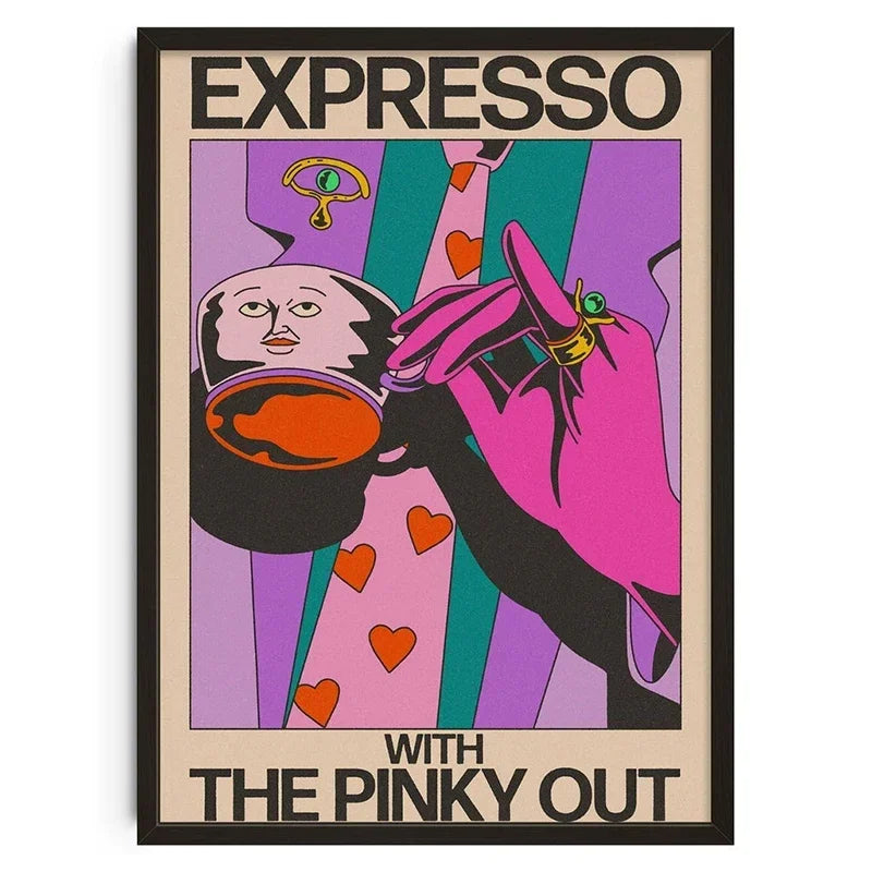 Retro Abstract Nourishing Soul Classic Wall Art