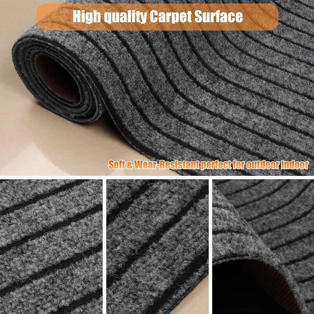 Washable non-slip carpet
