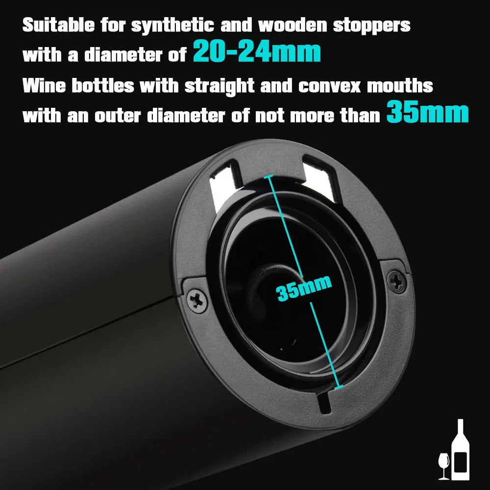 5 in1 Electric Wine Opener Set with Charging Base Automatic