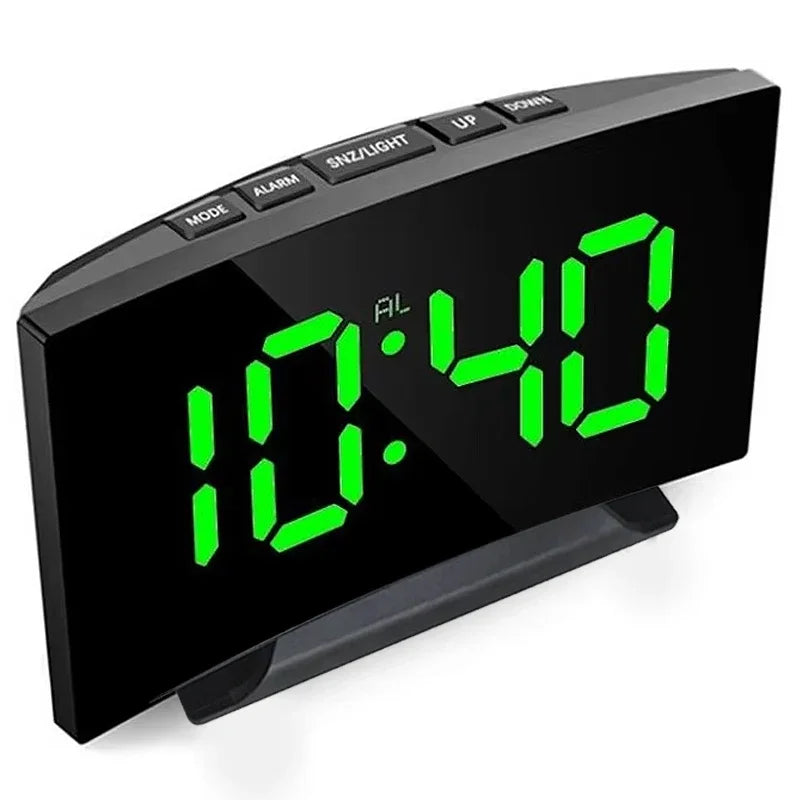 LED Digital Electronic Clock Backlight Large Number Alarm Clock