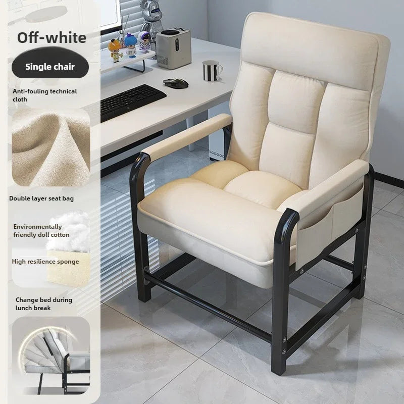 Reclining chair office lunch break folding chair