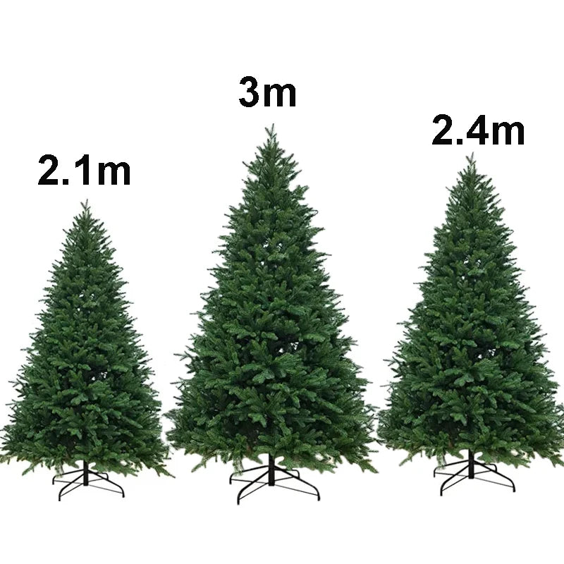 DIY Christmas Trees Set 2.1/2.4/3m Large Christmas Tree Decoration Home
