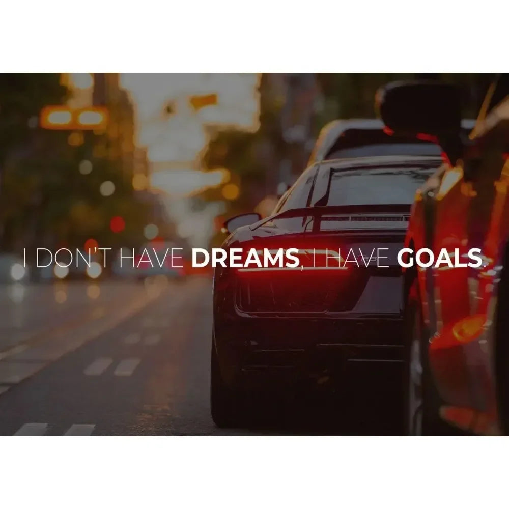 Chase Your Dreams Luxury Super Sports Cars Posters Print on Canvas
