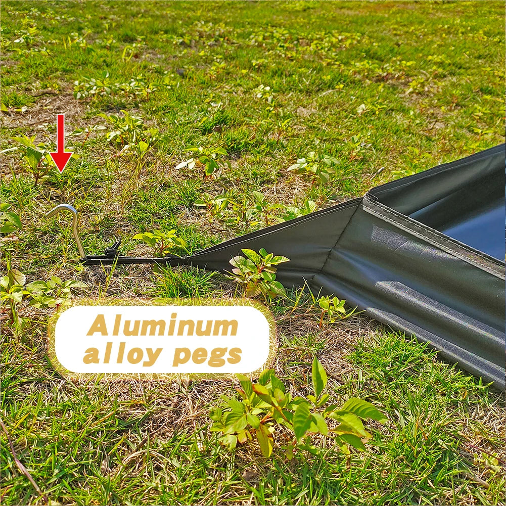 3x3 3D Outdoor Mat Waterproof Camping Oxford Cloth Bottom of Tent 3x4 Large Picnic Mat Camp Bathtub Tent Footprint Beach Blanket