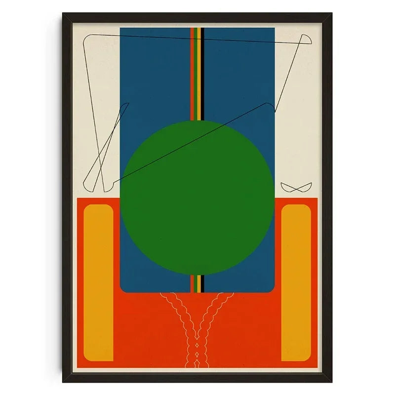 Retro Abstract Nourishing Soul Classic Wall Art