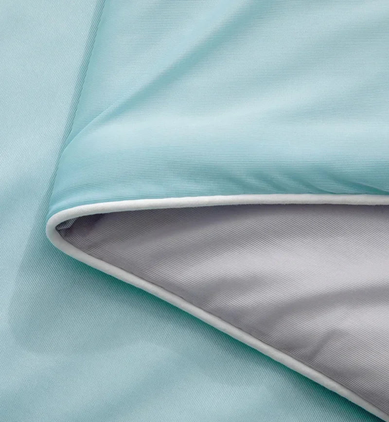 Air Condition Comforter for Summer Pure Color Ice Silk Cooling Blanket