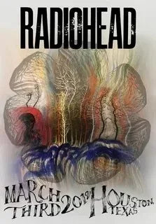 Scandinavian Classic Vintage Wall Art Rock Band Radiohead Music Canvas