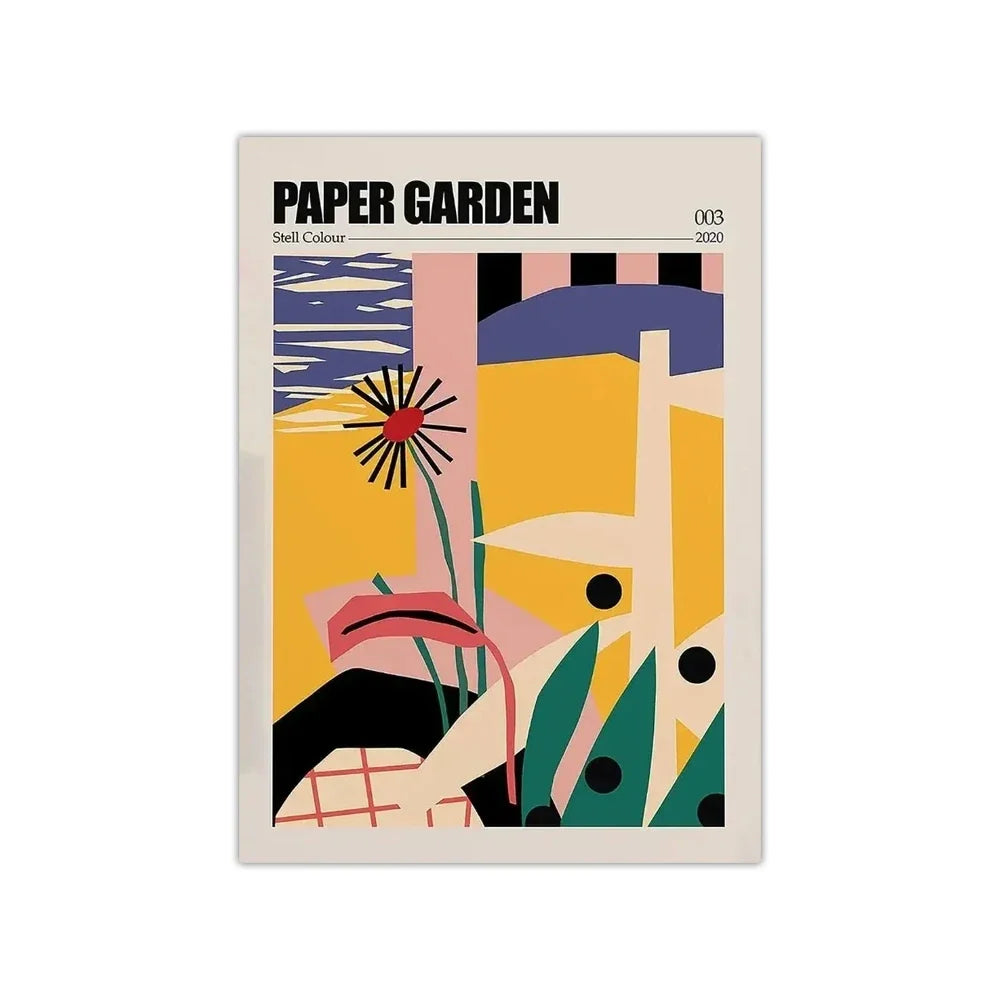 1PC Frameless Japanese Vintage Koi HD Posters Canvas Painting