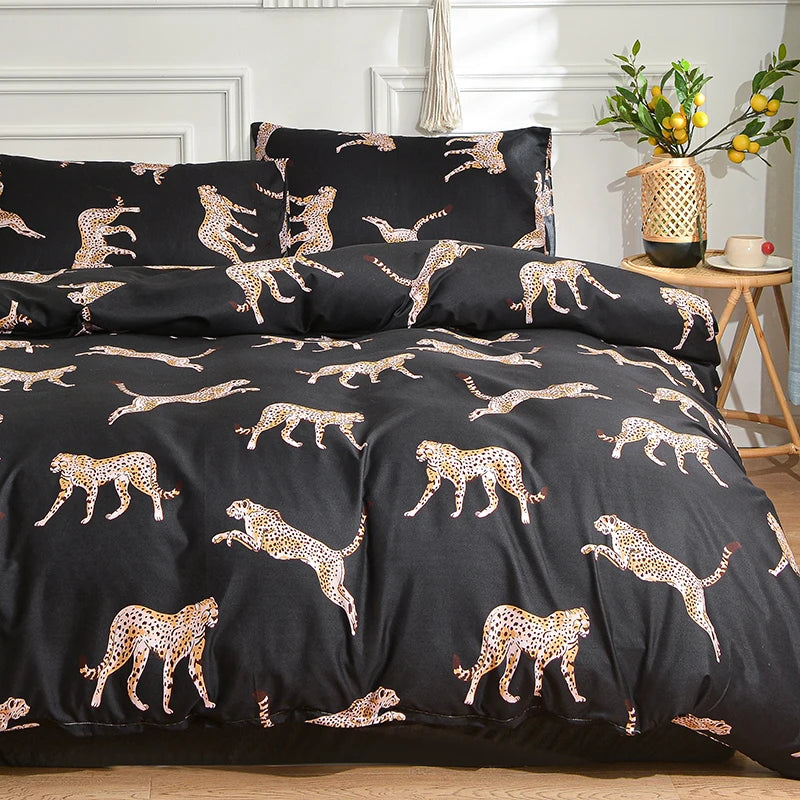 Black Marble Duvet Cover Sets Single/Queen/King Comforter