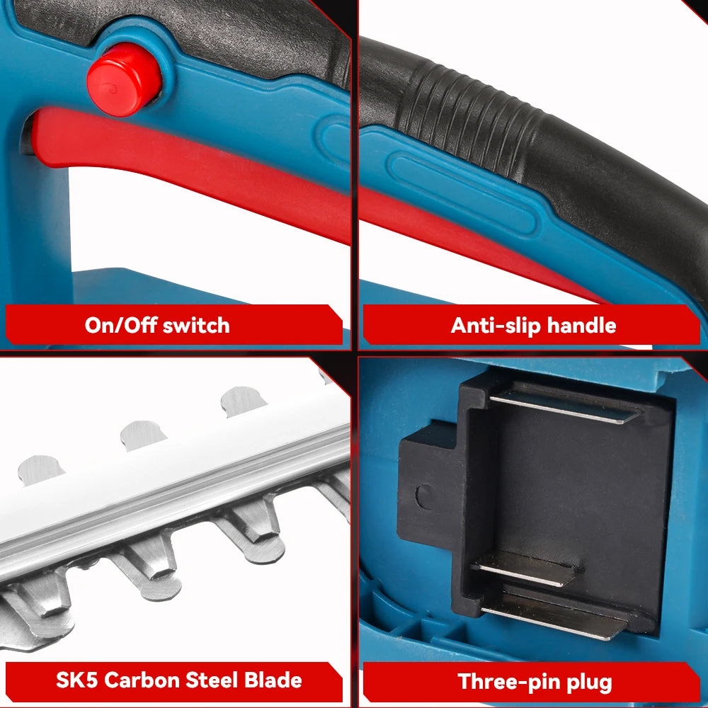 ONEVAN 3000W Cordless Electric Hedge Trimmer Handheld