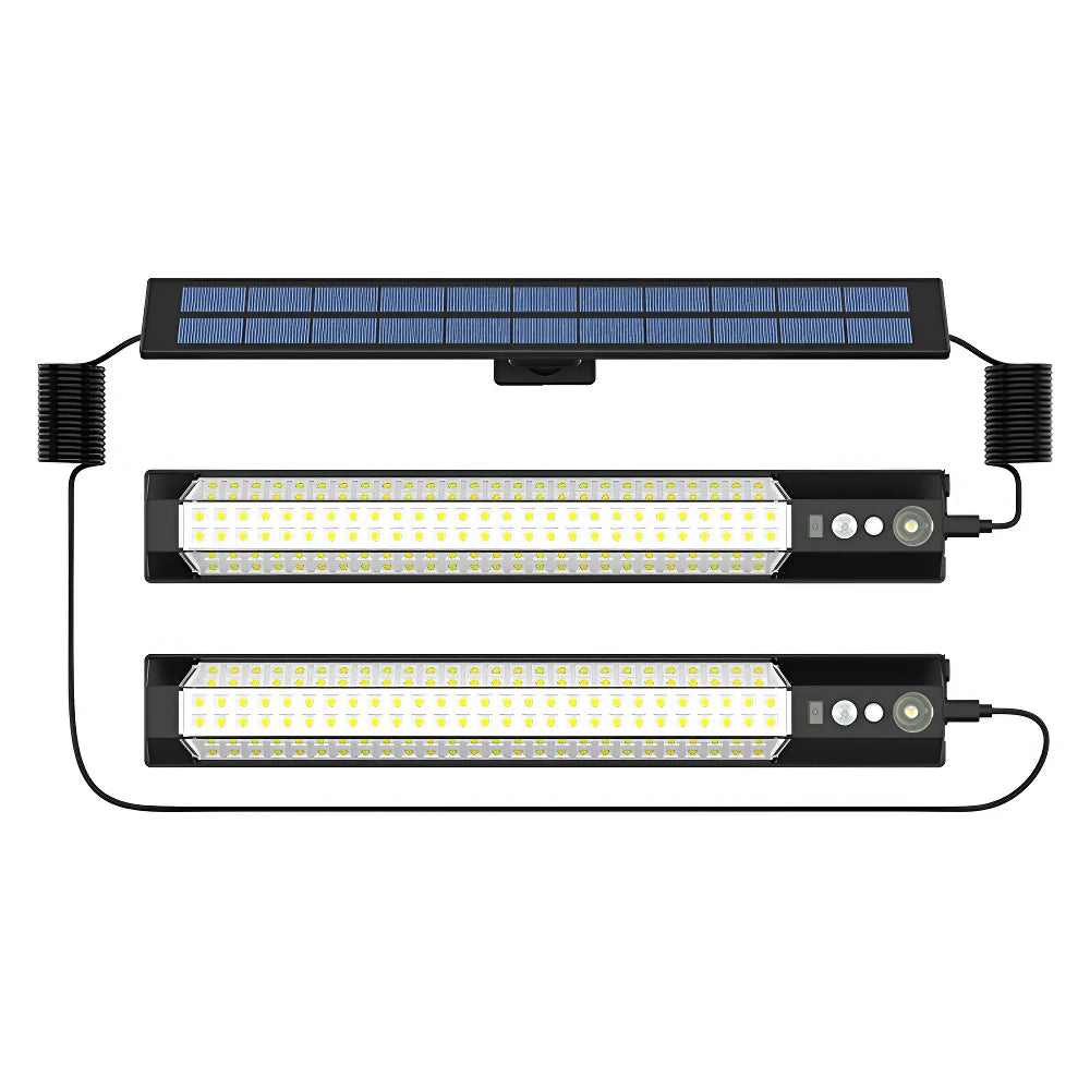 316/158 LED Solar Lamp Motion Sensor Outdoor Camping Wall Light