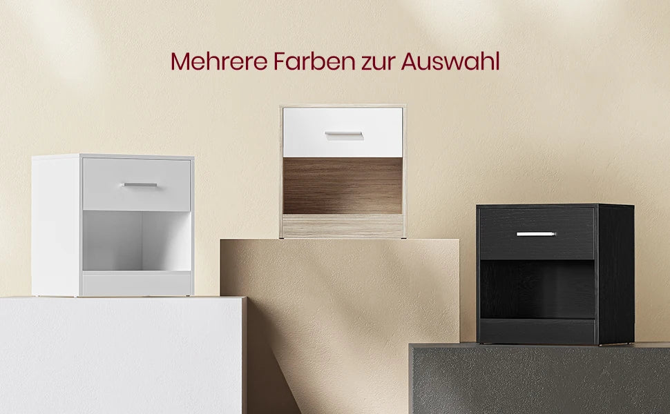 VASAGLE Bedside Table side table table Drawer Handle