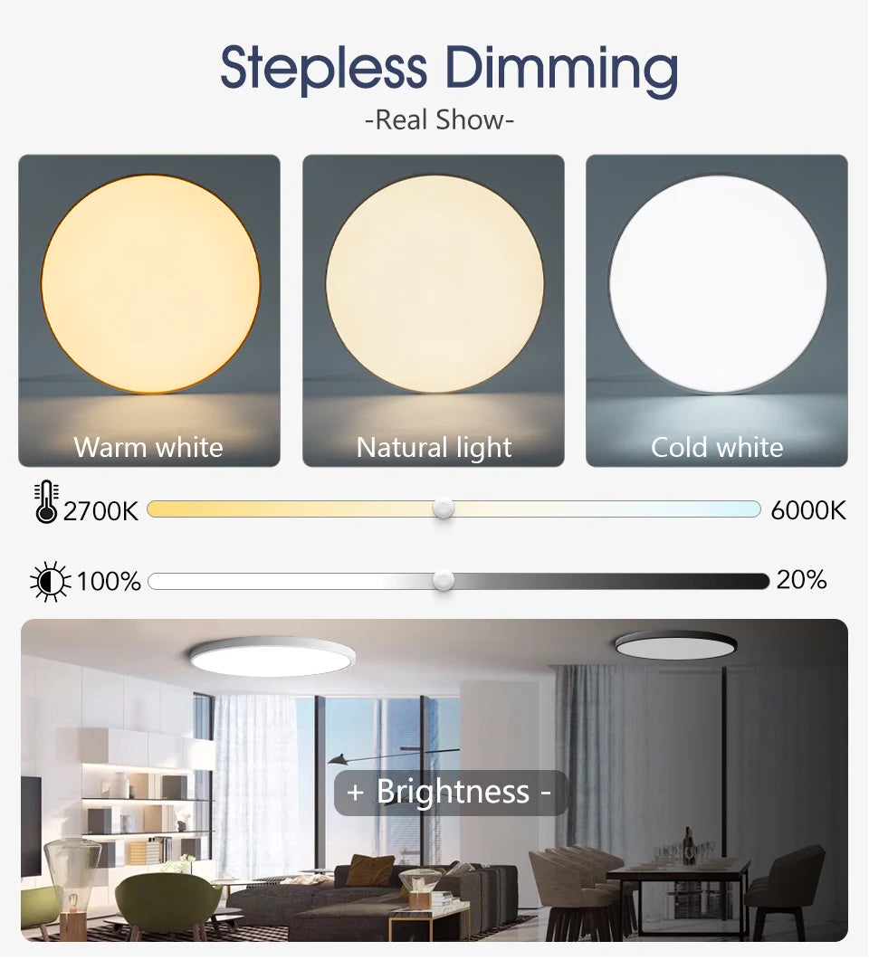 MARPOU Big Size Smart ceiling lamp led lamp for bedroom