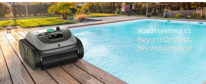 Wireless Robotic Swimming Pool Cleaner WYBOT C1 APP Control Clean Floor Wall