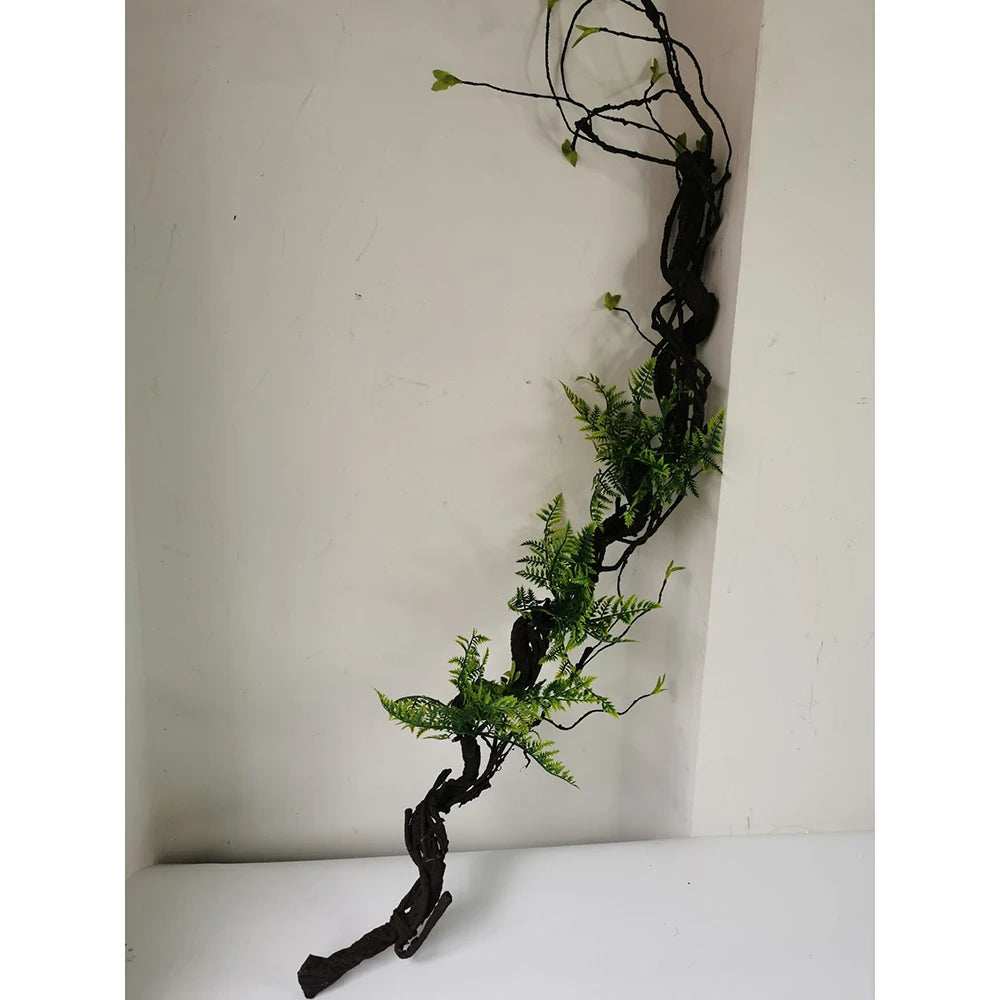 1.75 Meter Artificial Vine Green Leaf Simulation Rose Rattan Plant