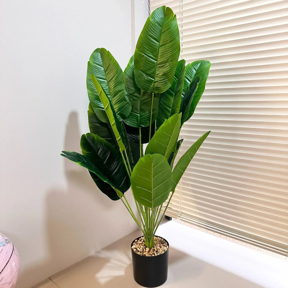 1pc 18 Leaves Artificial Plants Large Tropical Palm Tree Fake Banana Plants