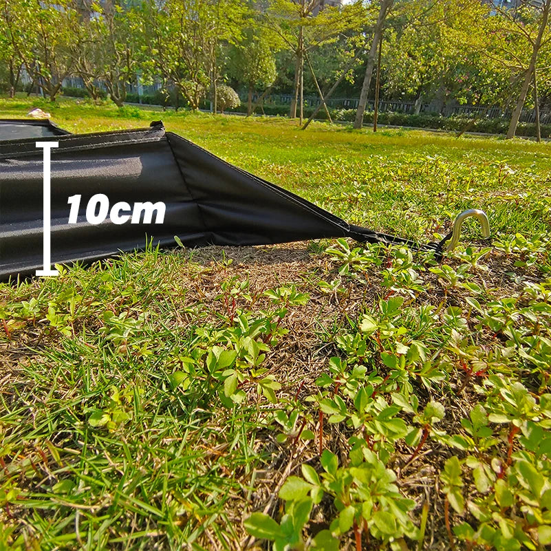 3x3 3D Outdoor Mat Waterproof Camping Oxford Cloth Bottom of Tent 3x4 Large Picnic Mat Camp Bathtub Tent Footprint Beach Blanket