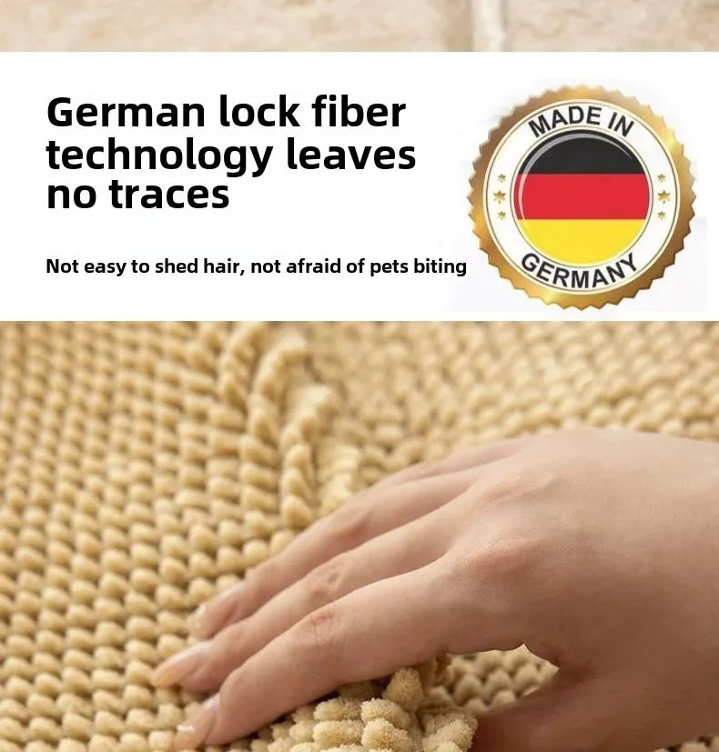 Chenille Bath Mats Encrypted Thickened Short Plush Strong