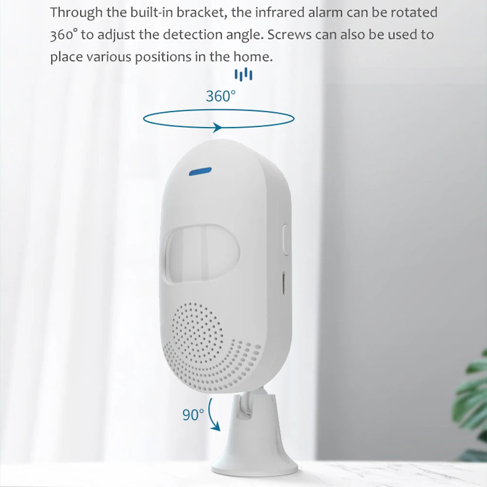 Tuya WiFi Home Burglar Sensor Infrared Alarm Motion Detector PIR Sensor