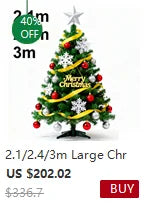 DIY Christmas Trees Set 2.1/2.4/3m Large Christmas Tree Decoration Home