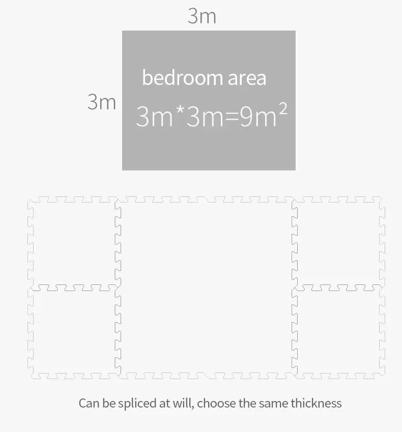 30*30cm Thicken Sports Gym Mat