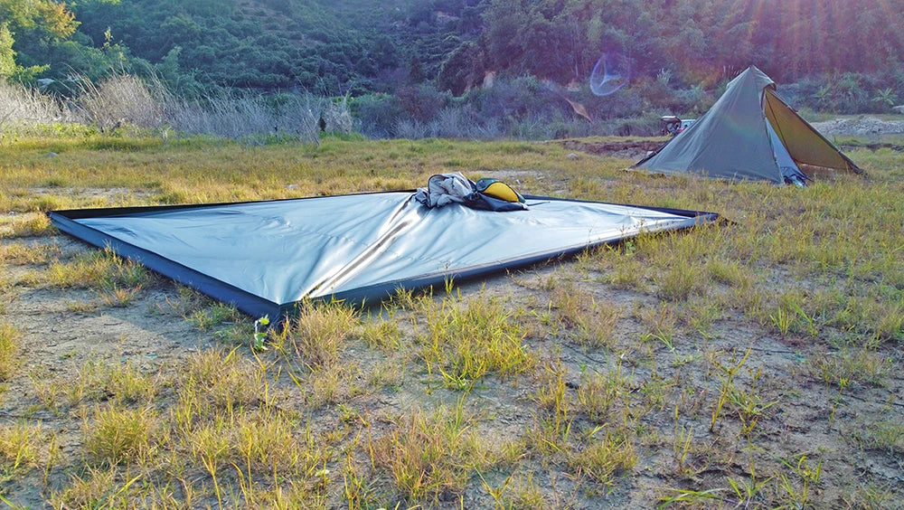 3x3 3D Outdoor Mat Waterproof Camping Oxford Cloth Bottom of Tent 3x4 Large Picnic Mat Camp Bathtub Tent Footprint Beach Blanket