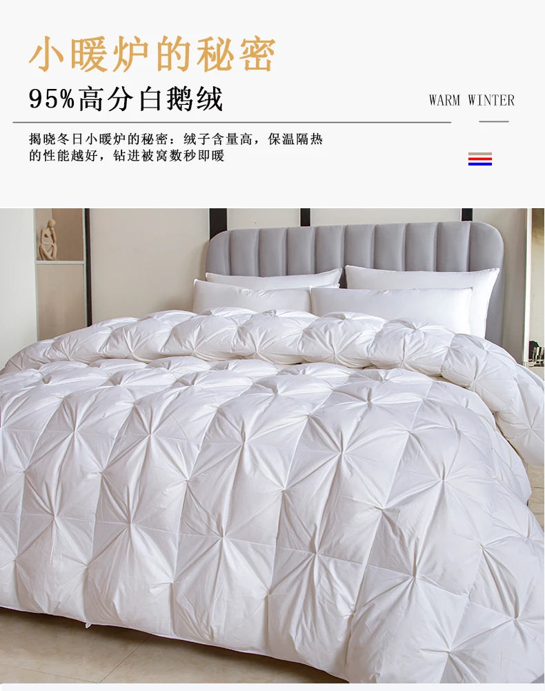 100% white goose down comforter