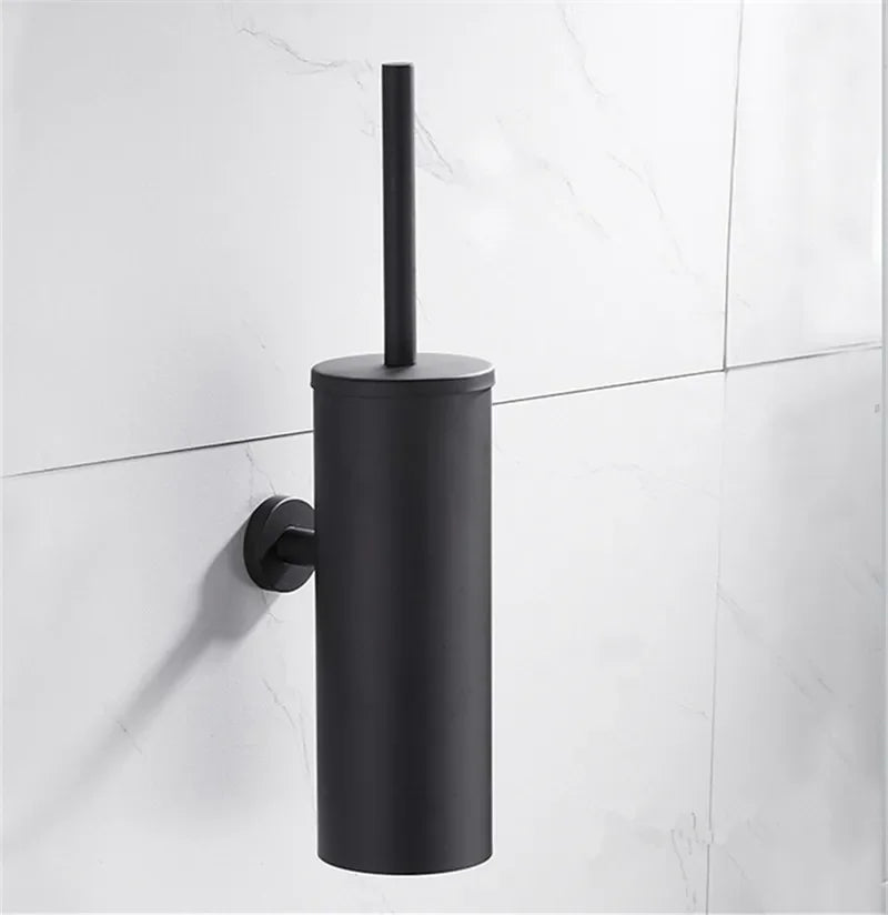 304 stainless steel toilet brush with base