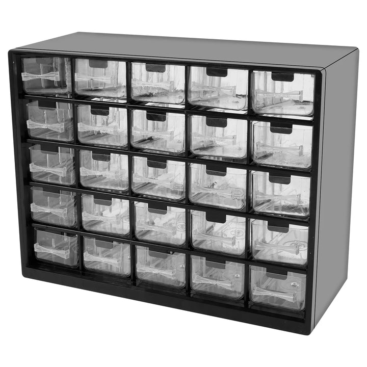 25 Drawer Plastic Drawer Storage Cabinet Storage Hardware and Craft Cabinet