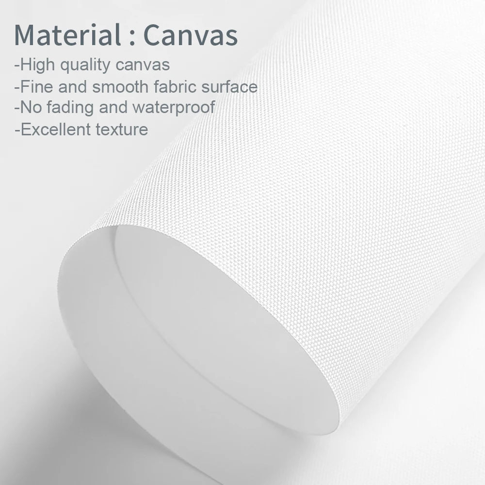 1PC/3PCS Frameless Nordic Beige Peony Flowers Canvas Painting