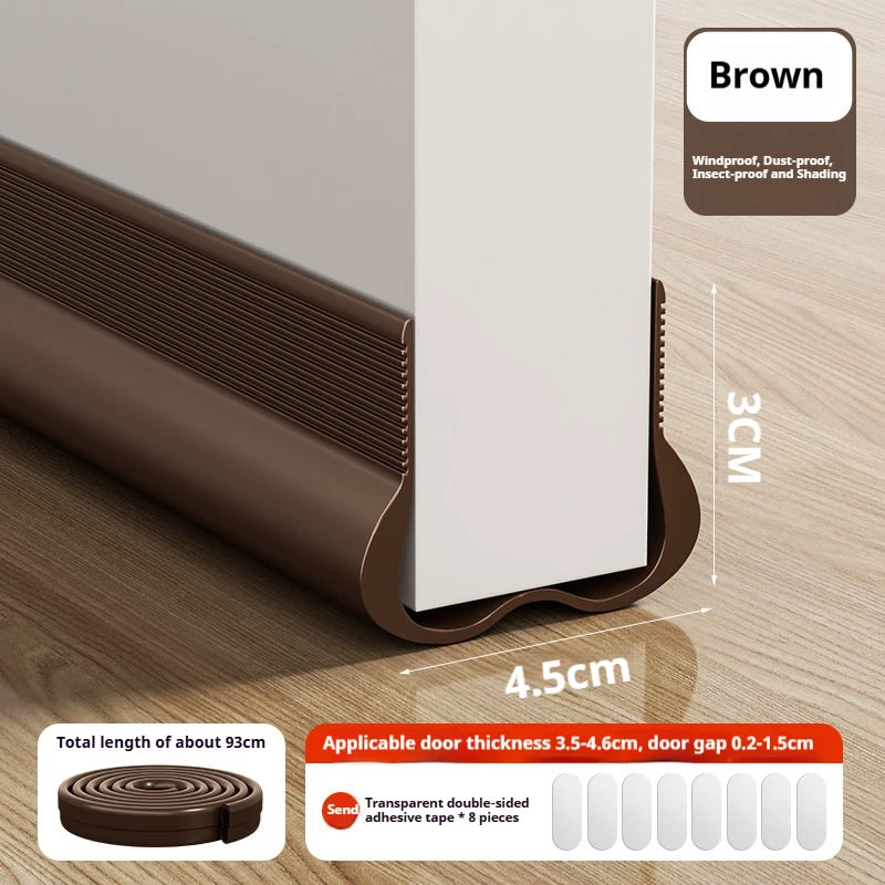 PVC Flexible Door Bottom seal Strip Weatherstrip Under Door Draft Stopper