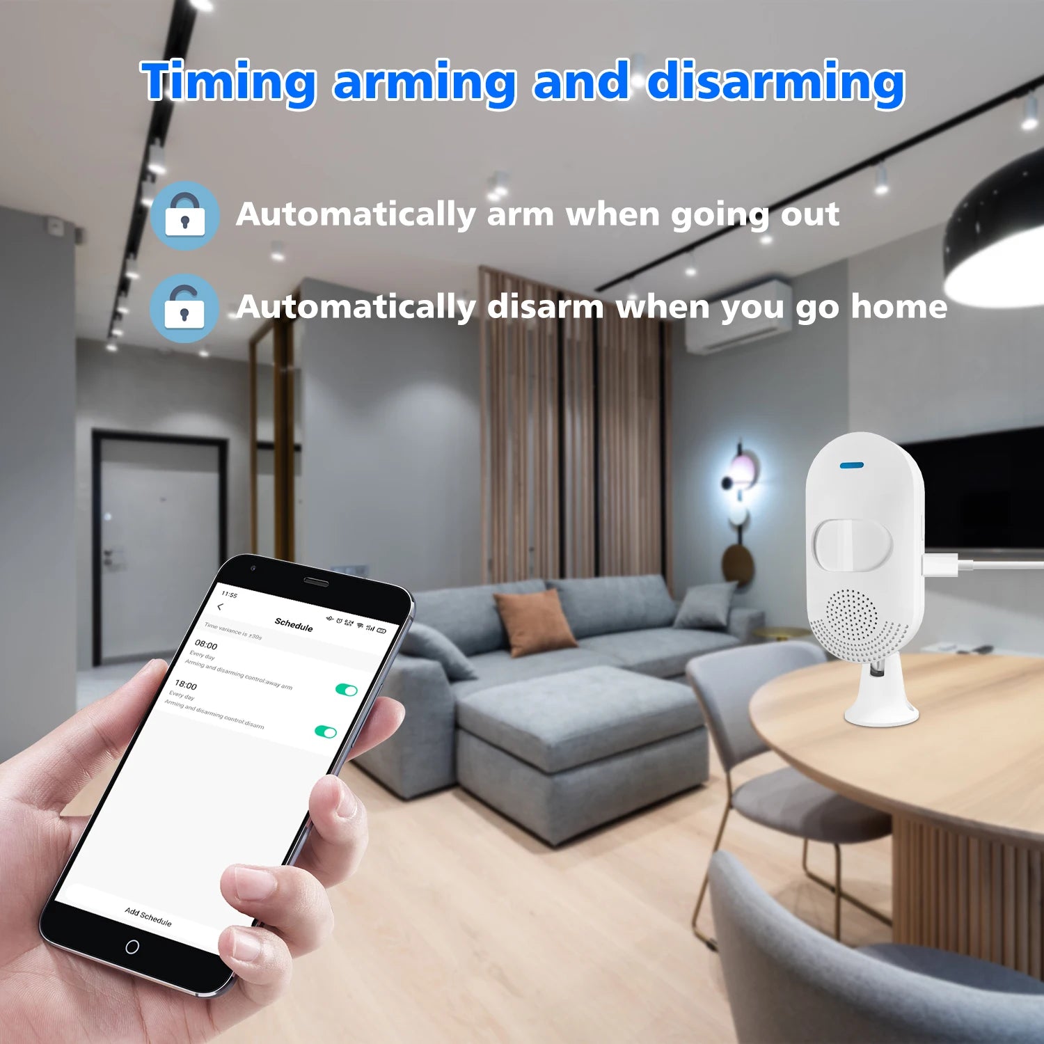 Tuya WiFi Home Burglar Sensor Infrared Alarm Motion Detector PIR Sensor