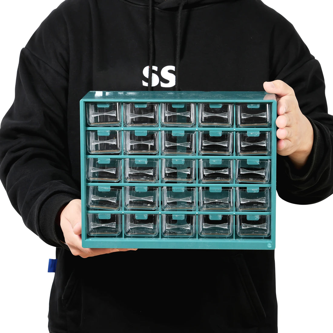 25 Drawer Plastic Drawer Storage Cabinet Storage Hardware and Craft Cabinet