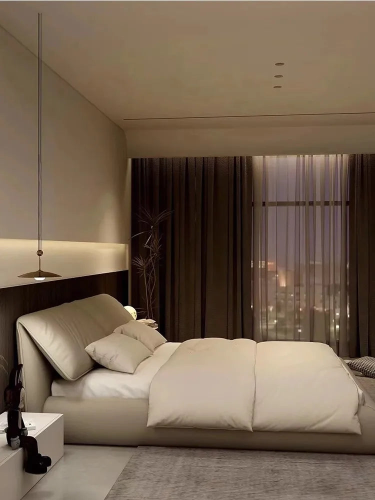 High End European Double Bed Headboard Glamorous Full Size