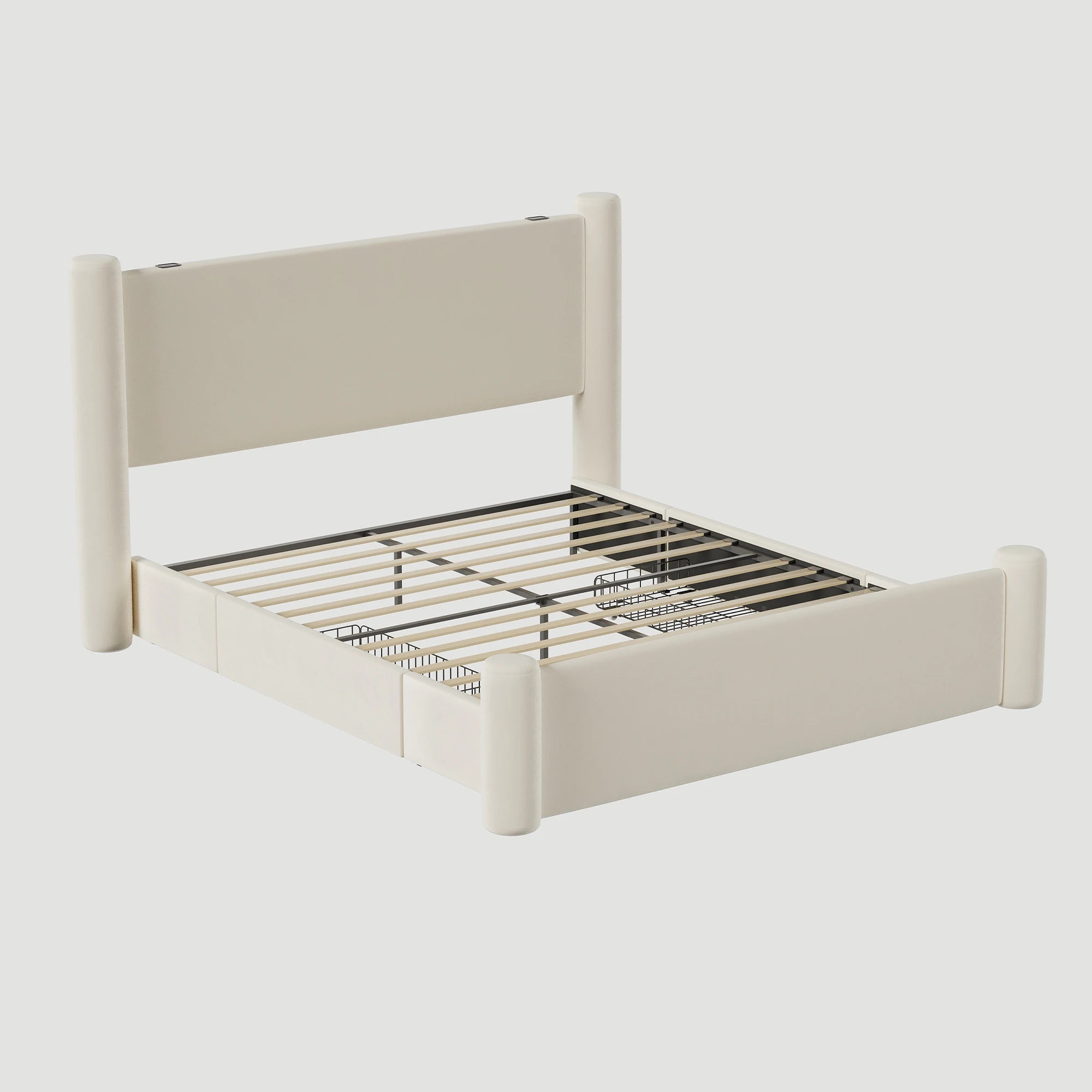 LVHOM Modern 140x200 cm Bed Frame