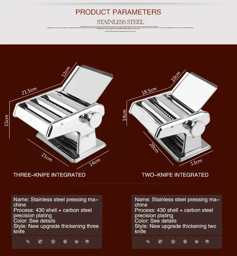 Small Household Pasta Machine Manual Noodle Machine