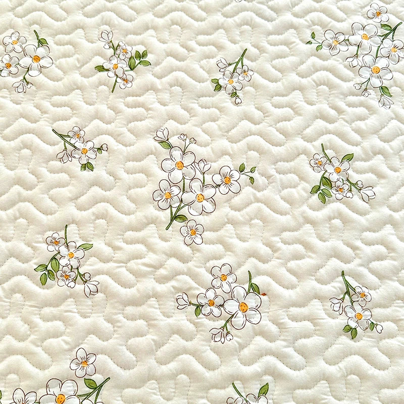 Thicken Bed Cover Floral Style Bedspread Home Bed Linen Double Bedspreads