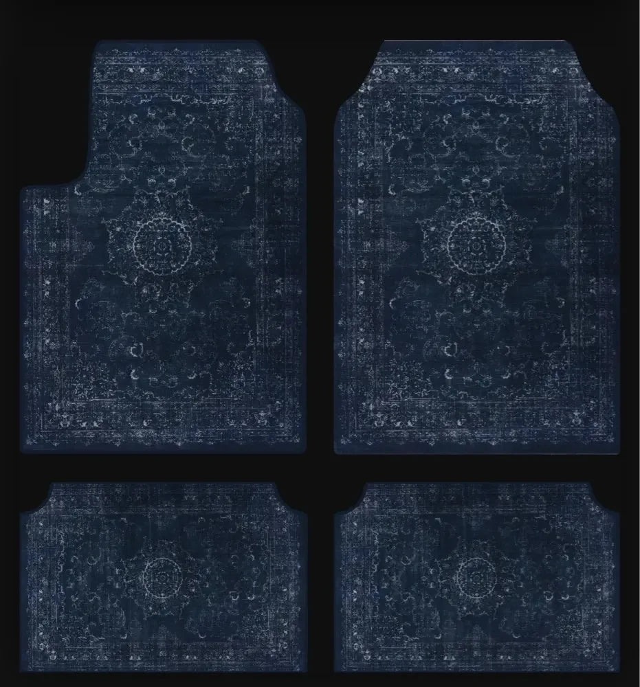 Set of Bohemian Style Floor Mat Universal Size Car Foot Mat