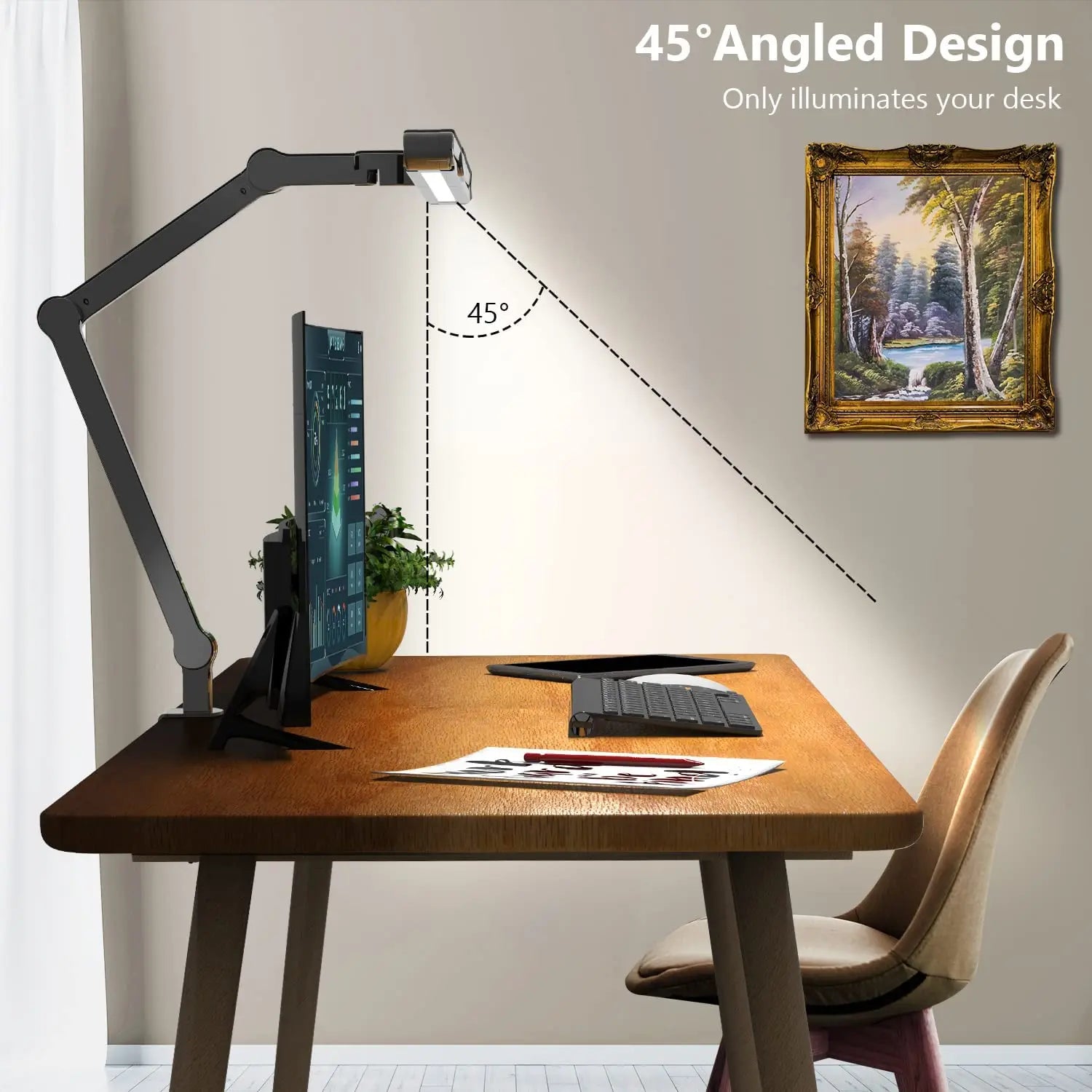 Led Desk Lamp with Clamp, Architect Desk Lamp for Home Office