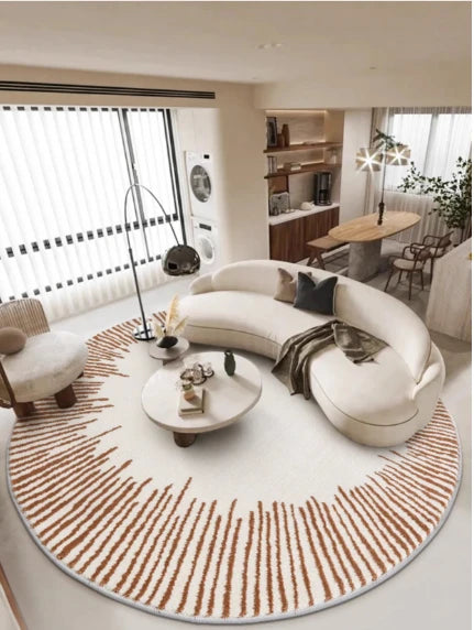 Fluffy Soft Living Room Decoration Carpet Light Luxury Rugs for Bedroom