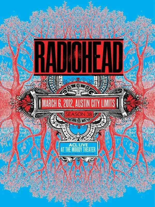 Scandinavian Classic Vintage Wall Art Rock Band Radiohead Music Canvas