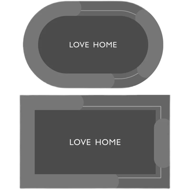 Bath Mat Super Absorbent Non Slip Bath Bathroom