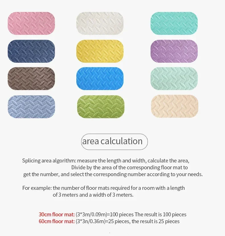 30*30cm Thicken Sports Gym Mat